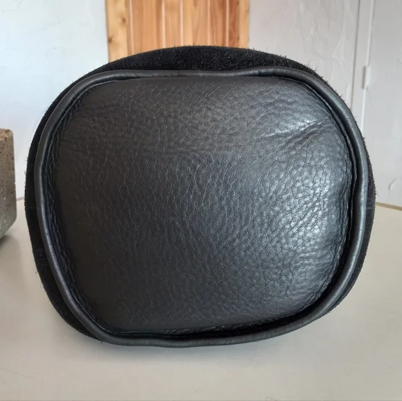 Coach Berkeley Duffle Sac in Black Suede 9010, Ruff-Out